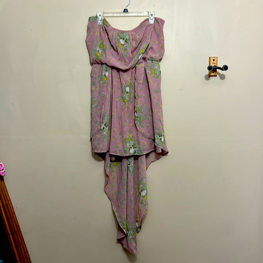 Cute tank dress with skulls
